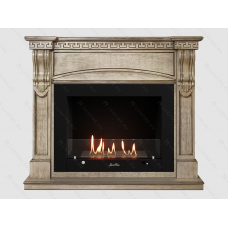 Каминный портал МДФ "Мюнхен 1250" с биокамином Lux Fire "Фаер Бокс 3 - 33" (бежевый) Каминный портал МДФ "Мюнхен 1250" с биокамином Lux Fire "Фаер Бокс 3 - 33" (бежевый)