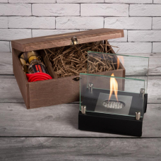 Подарочный набор SteelHeat PREMIUM BOX ALBA черный + деревянная коробка + стартовый комплект Подарочный набор SteelHeat PREMIUM BOX ALBA черный + деревянная коробка + стартовый комплект